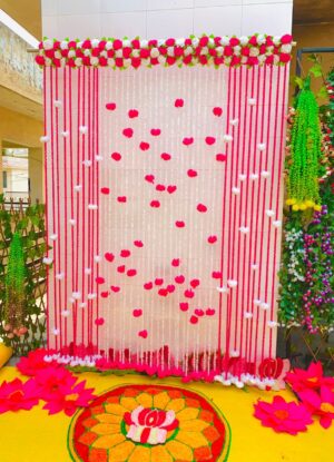 Marigold panel curtain backdrop