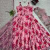Latest 4.5 Meter Flare Butterfly Net Embroidery Sequins work Lehenga - Image 8
