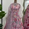 Latest 4.5 Meter Flare Butterfly Net Embroidery Sequins work Lehenga - Image 4