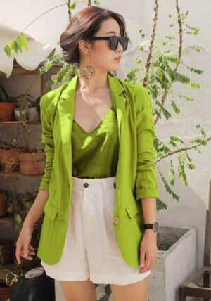 Pure Cotton Premium 3pcs blazer set